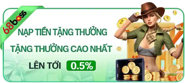 Giao diện trang chủ 68BOSS casino trực tuyến