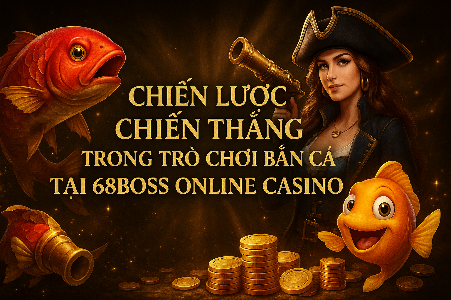 Chiến lược chiến thắng trong trò chơi bắn cá tại 68BOSS online casino