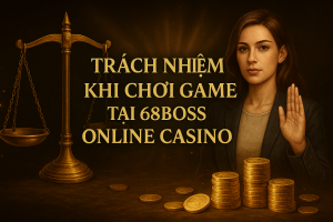 Trách nhiệm khi chơi game tại 68BOSS online casino